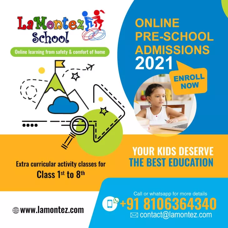 LaMontez International Pre School provides fun learning with dedicated staff from proven curriculum. We accept 2-10 years of Children. Offers International standard education with Affordable fees.