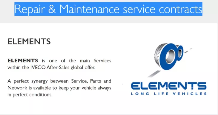 Repair & Maintenance service contracts