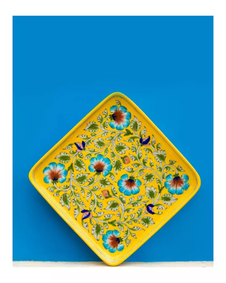 Blue Pottery plate