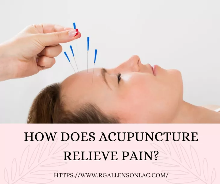 How does acupuncture relieve pain