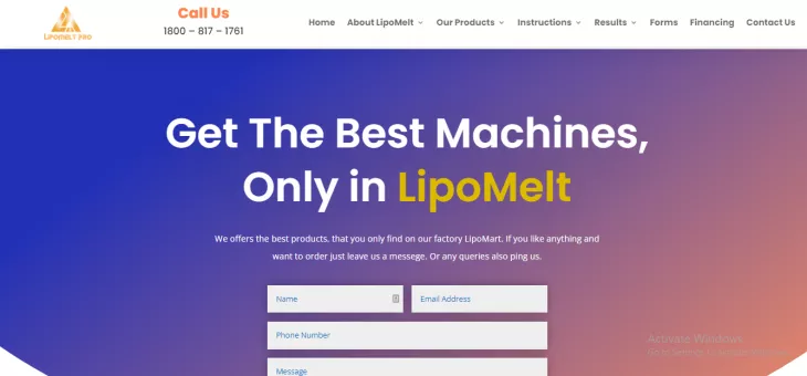 LipoMelt Homepage