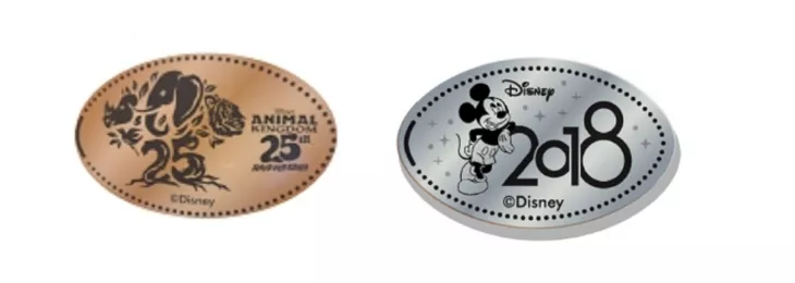 Disney-pressed coins
