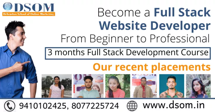 The Website Designing Course in Dehradun is suitable for anyone who wants to pursue a career as a website designer or developer or those who want to create their own websites. 