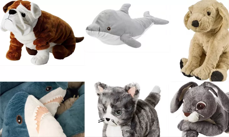 Ikea stuffed animals