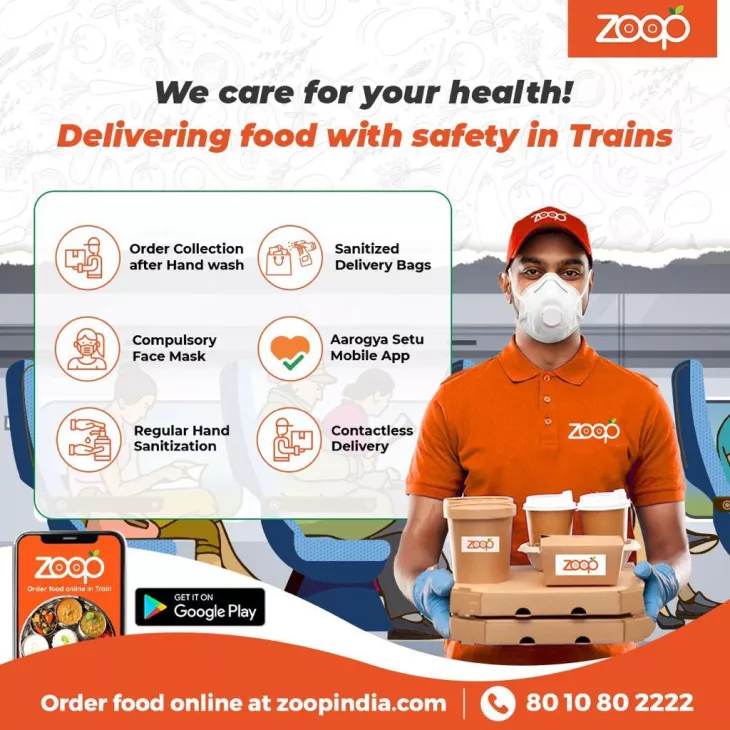 Online Food on Train
