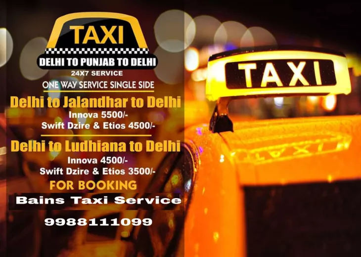 Ludhiana To Delhi Taxi Service