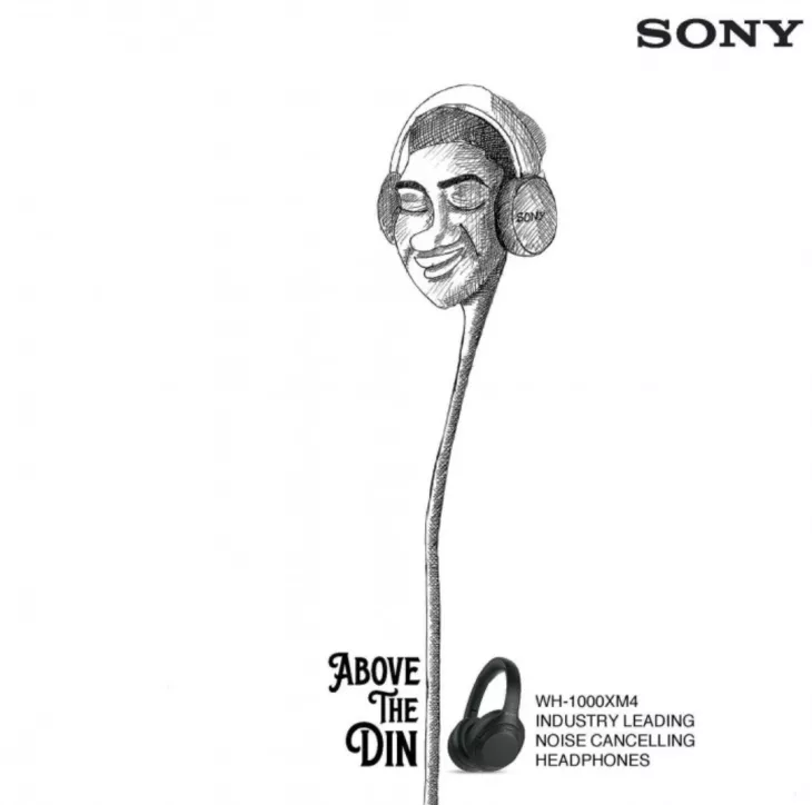 Print ad for Sony made by Innocean