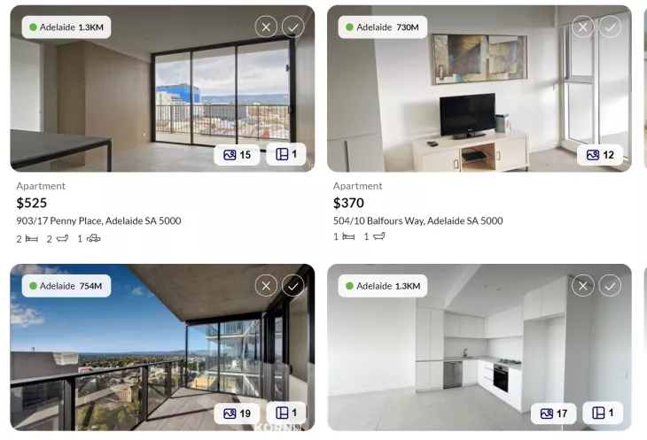 stunning apartments available for rent in Adelaide