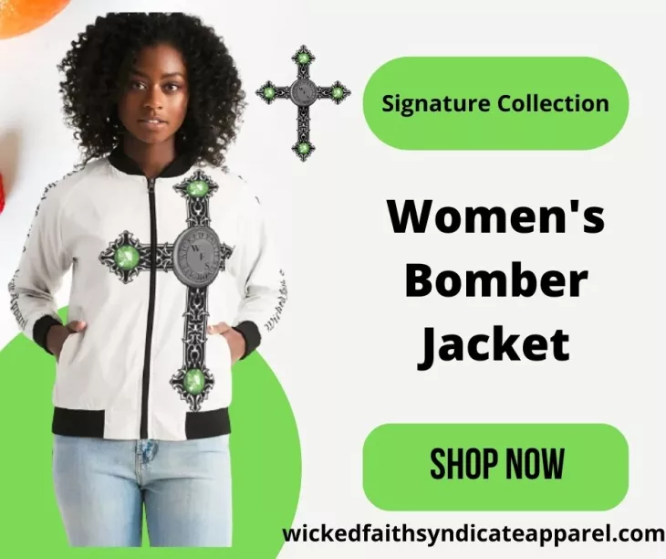 Designer Bomber Jacket For Womens