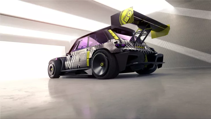 R5 Turbo 3E is a spectacular electric concept car