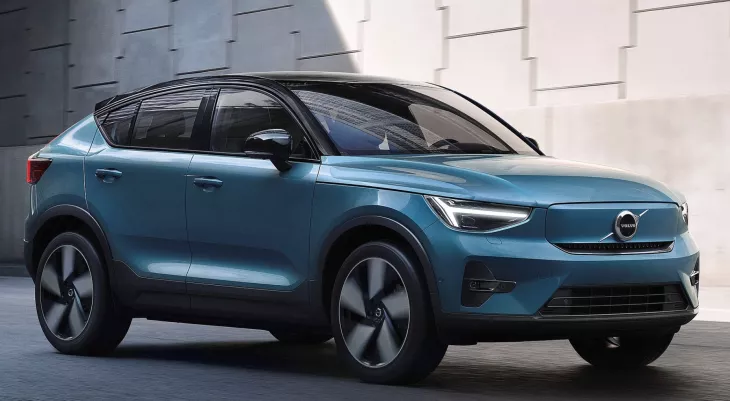 The new Volvo C40 Recharge electric SUV