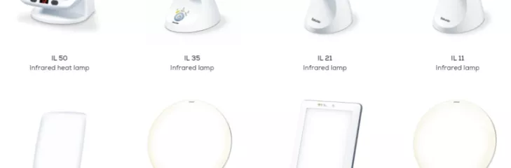 Light therapy lamps from Beurer