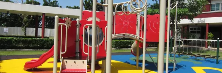 outdoor children's playground equipment