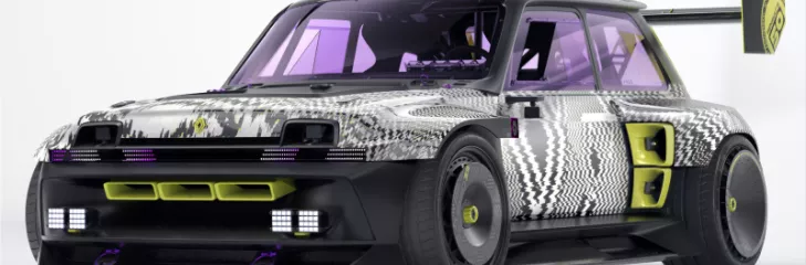 The R5 Turbo 3E is a spectacular electric concept car