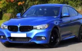 blue BMW