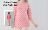  Printed night suit for women