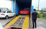 Car loading to the truck for transport  to destination